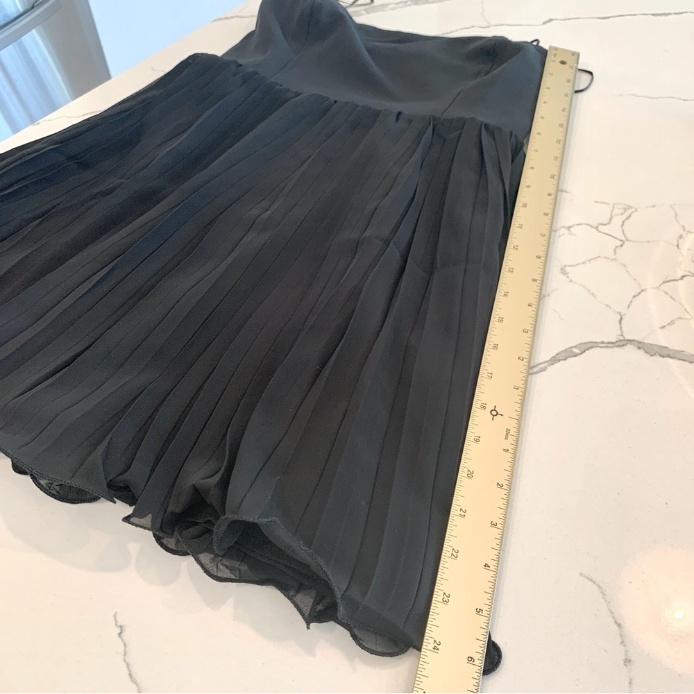 🖤 VICI Justina Strapless Mini Dress Sweetheart Neckline Black Chiffon - Picture 13 of 16